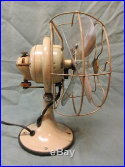 Antique General Electric WHIZ Style ART DECO Electric Fan NICE DESIGN WORKS WELL