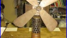 Antique German Stirling Hot Air Fan Non Electric