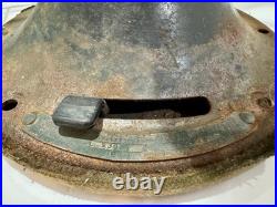 Antique Graybar Quality Brass Blade Electric Desk Fan 17.5 Cage