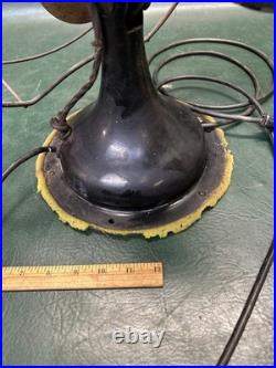 Antique Graybar (Western Electric) Fan 4 Brass Blades 1920's 17 Cage Working