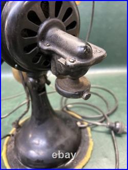 Antique Graybar (Western Electric) Fan 4 Brass Blades 1920's 17 Cage Working