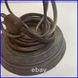 Antique Heinze Electric Co 115V Desk Fan Rubber Blade Sold As It 9 Tall