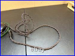 Antique Home Office Us Cast Iron Brass Blade Robbins Myers Oscillating Motor Fan