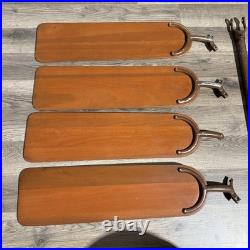Antique Hunter 52 Ceiling Fan Motor Oil Bath R5256 U. S. A. MCM 1950s 60s READ