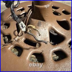 Antique Hunter 52 Ceiling Fan Motor Oil Bath R5256 U. S. A. MCM 1950s 60s READ