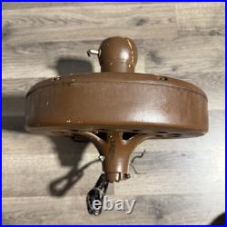 Antique Hunter 52 Ceiling Fan Motor Oil Bath R5256 U. S. A. MCM 1950s 60s READ