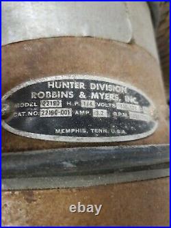 Antique Hunter 6' Fan model# 22190 Made In USA WORKS SEE DESCRIPTION
