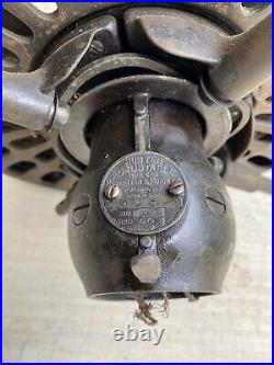Antique Hunter Cast Iron Alternating Current Ceiling Fan Motor C18 Adjustable