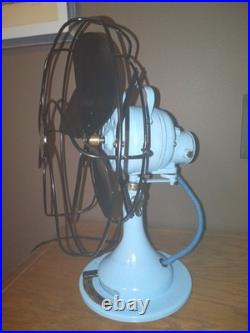 Antique Hunter Century 2 Speed Oscillating Table Fan Restored