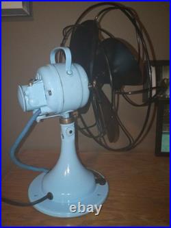 Antique Hunter Century 2 Speed Oscillating Table Fan Restored