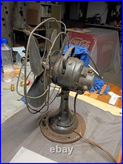 Antique Hunter Century 2 Speed Oscillating Table Fan Restored