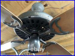 Antique Hunter R-52 Adapt-Air Ceiling Fan ALL ORIGINAL & Works Beautifully