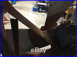 Antique Industrial Steampunk Propellor Fan Must See 54 Inch Blade Herman Nelson