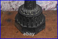 Antique Ingram Cast Iron Shoo Fly Swatter Fan Clock Wind Up Base