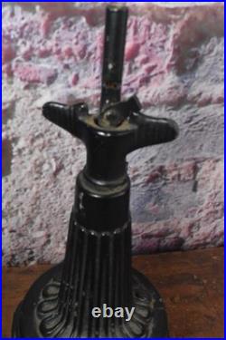 Antique Ingram Cast Iron Shoo Fly Swatter Fan Clock Wind Up Base