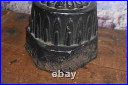 Antique Ingram Cast Iron Shoo Fly Swatter Fan Clock Wind Up Base