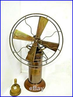 Antique Kerosene Operated Steam Fan Decorative Working Vintage Museum 26 Inches