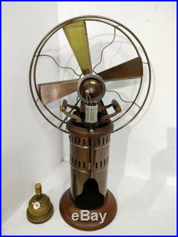 Antique Kerosene Operated Steam Fan Decorative Working Vintage Museum 26 Inches