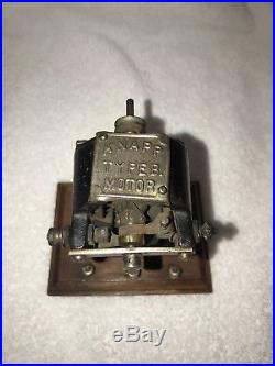 Antique Knapp Type Bipolar type B Motor Dc 6V 1898 Edison/Tesla era