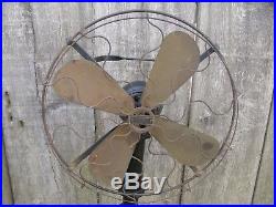 Antique Lake Breeze Model B Hot Air Fan Floor Model Stirling Engine Wow