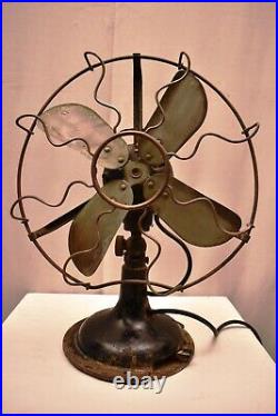 Antique Marelli Fan Table Made In Italy The English Electric Company Altern Rare