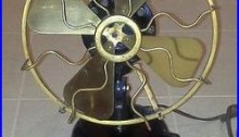 Antique Menominee 8in. Table Fan in Good Running Condition