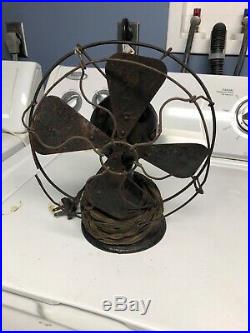 Antique Menominee Clamshell Electric Fan