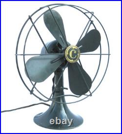 Antique Minty 1930s Vintage Command Air Electric Fan. Wall Mount! Runs A++