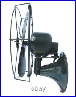 Antique Minty 1930s Vintage Command Air Electric Fan. Wall Mount! Runs A++