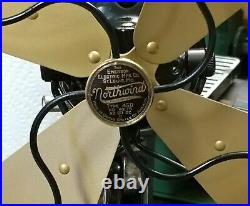 Antique Oscillating 10 Emerson Northwind Electric Fan, c1931, Restored