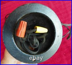 Antique POLAR CUB (Rare) Miniature Table Fan 3 Black Blades 6.5 Cage works