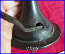 Antique POLAR CUB (Rare) Miniature Table Fan 3 Black Blades 6.5 Cage works
