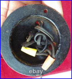 Antique POLAR CUB (Rare) Miniature Table Fan 3 Black Blades 6.5 Cage works