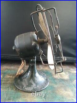 Antique Pair 6 General Electric Fan Brass Blade Series F Vintage GE (1924-1926)