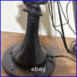 Antique Peerless Electric Fan 16 Brass Blade 3-Speed Oscillating Model 340816