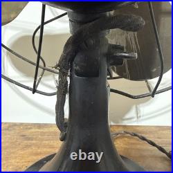 Antique Peerless Electric Fan 16 Brass Blade 3-Speed Oscillating Model 340816