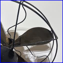 Antique Peerless Electric Fan 16 Brass Blade 3-Speed Oscillating Model 340816