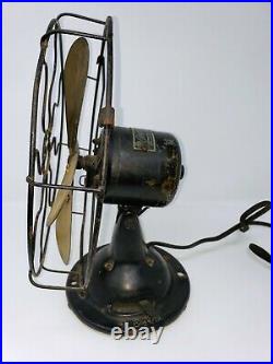 Antique Pittsburgh Electric Fan. Type A103 brass blades