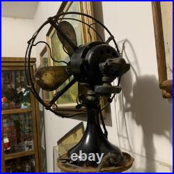 Antique R&M Robbins & Myers 10 Brass Blade Electric Fan Circa 1915- 3 Speed