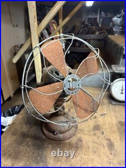 Antique Rare Early PAT 1901 Jandus Adams Bagnall Electric Fan No 45582 Parts USA