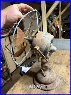 Antique Rare Early PAT 1901 Jandus Adams Bagnall Electric Fan No 45582 Parts USA