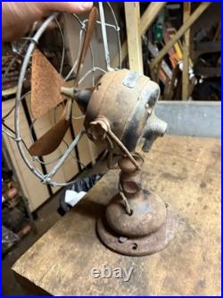 Antique Rare Early PAT 1901 Jandus Adams Bagnall Electric Fan No 45582 Parts USA