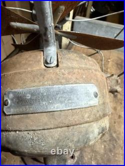 Antique Rare Early PAT 1901 Jandus Adams Bagnall Electric Fan No 45582 Parts USA