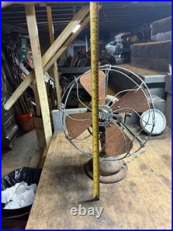 Antique Rare Early PAT 1901 Jandus Adams Bagnall Electric Fan No 45582 Parts USA