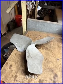 Antique Rare Pedestal Industrial Diehl Electric Fan Propeller Blades 18 Parts