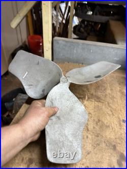 Antique Rare Pedestal Industrial Diehl Electric Fan Propeller Blades 18 Parts