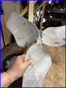 Antique Rare Pedestal Industrial Diehl Electric Fan Propeller Blades 18 Parts