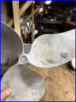 Antique Rare Pedestal Industrial Diehl Electric Fan Propeller Blades 18 Parts