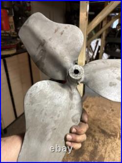 Antique Rare Pedestal Industrial Diehl Electric Fan Propeller Blades 18 Parts