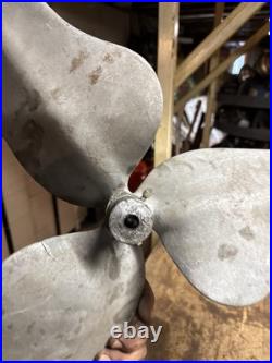 Antique Rare Pedestal Industrial Diehl Electric Fan Propeller Blades 18 Parts